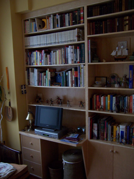 Birch Bookcase Desk